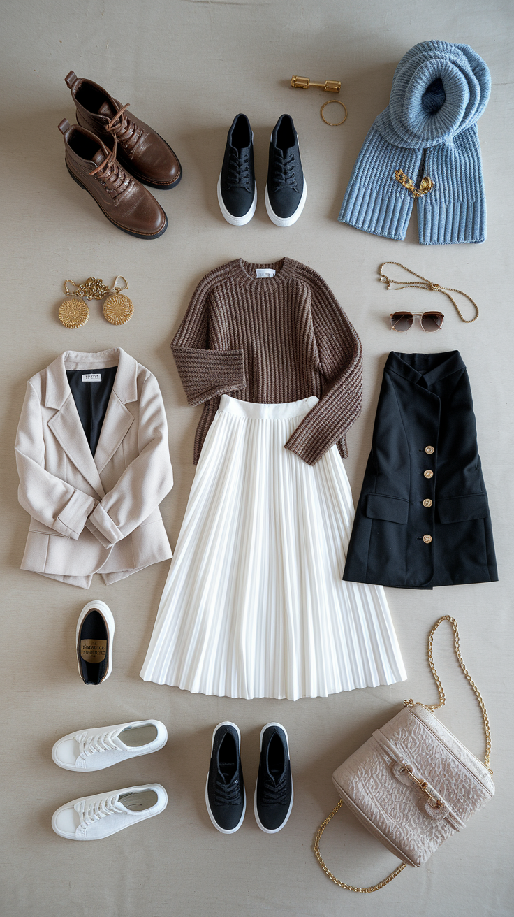 7 White Skirt Outfit Ideas That’ll Make You Forget About Your Jeans