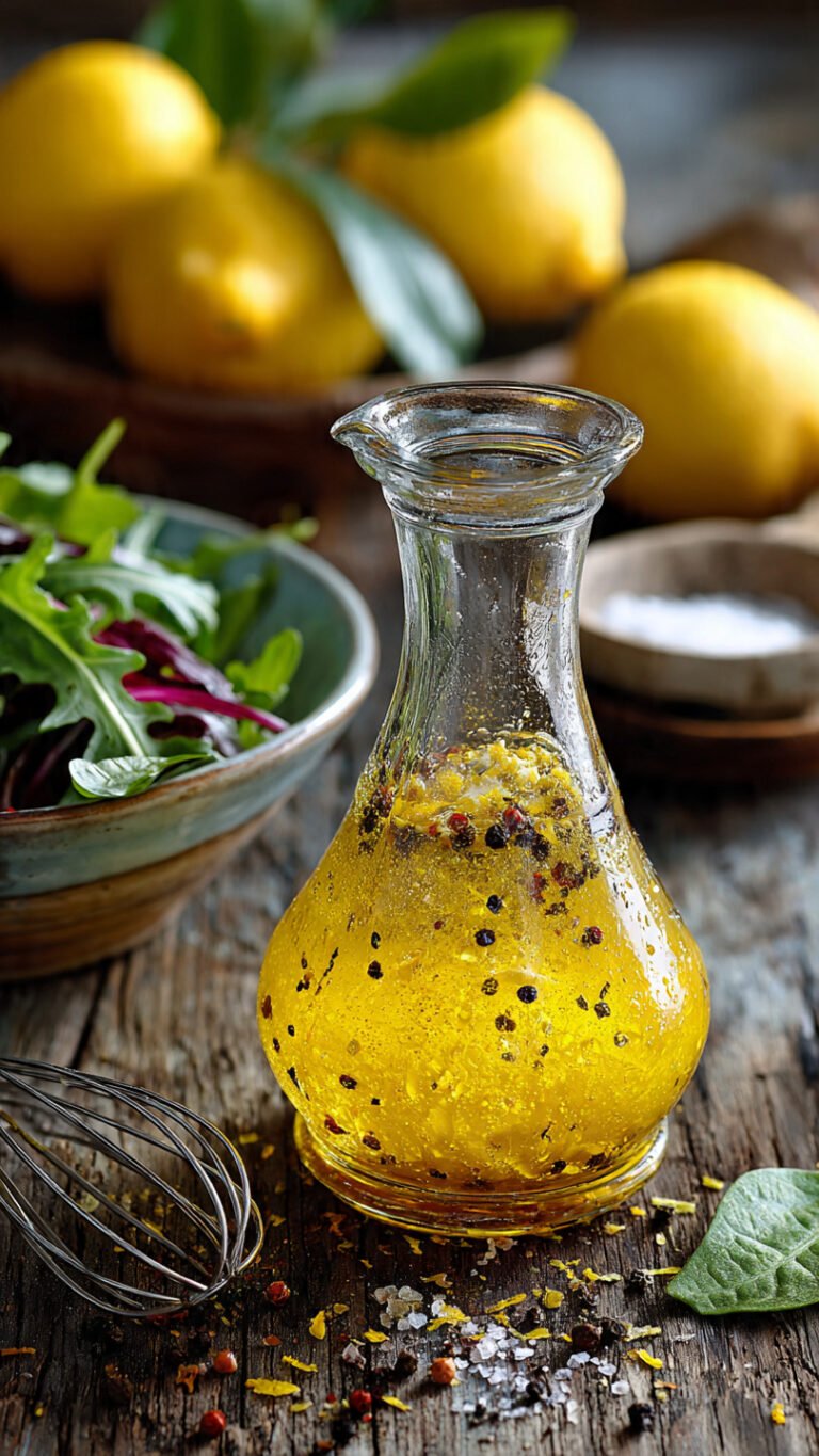 🍋 Sunshine in a Jar: The Best Lemon Vinaigrette Recipe Ever!
