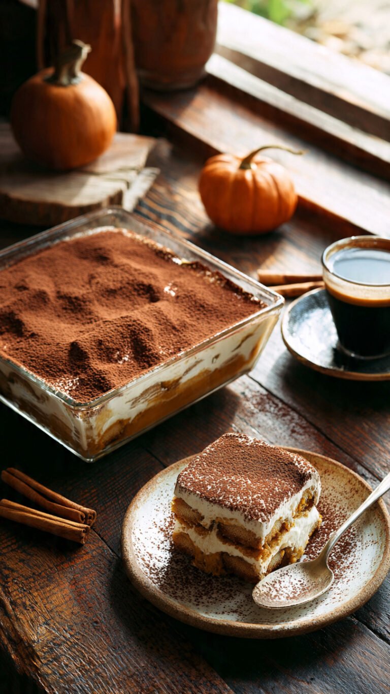 🎃 The Ultimate No-Bake Pumpkin Tiramisu Recipe