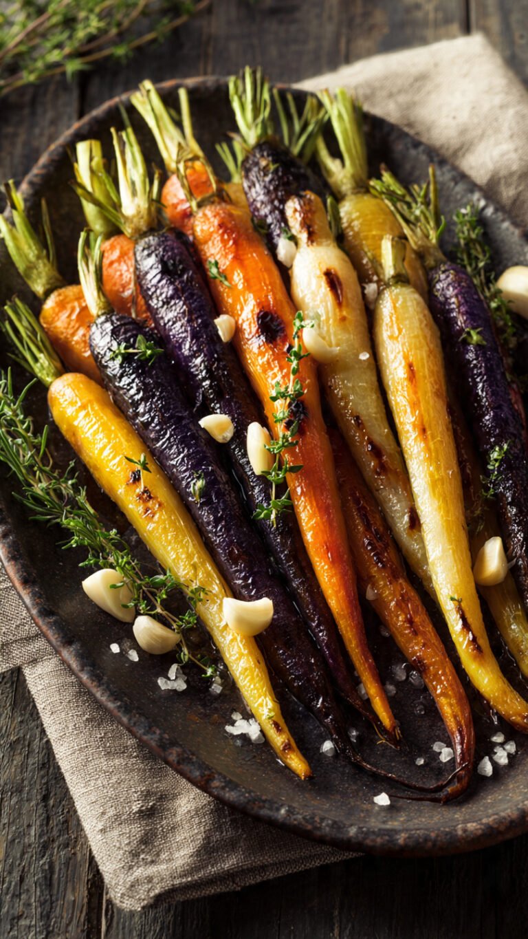 🌈 Easy Roasted Colored Carrots Recipe: Sweet, Savory & Fast!