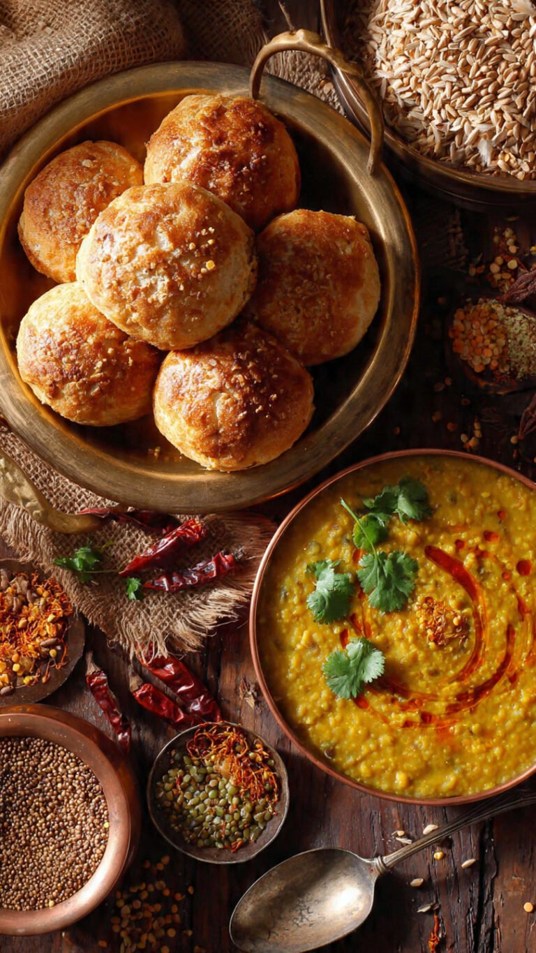 🥣 Authentic Daal Bati Recipe (Rajasthani Comfort Food)