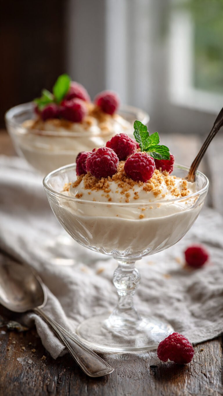 ☁️ The Easiest Cheesecake Mousse Recipe Ever (No Bake!)