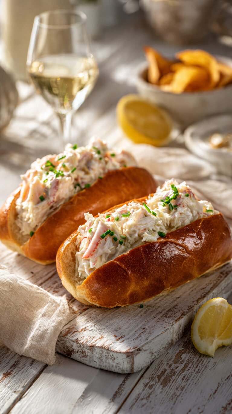 🦀 The Best Crab Rolls Recipe: Easy, Creamy & Buttery!