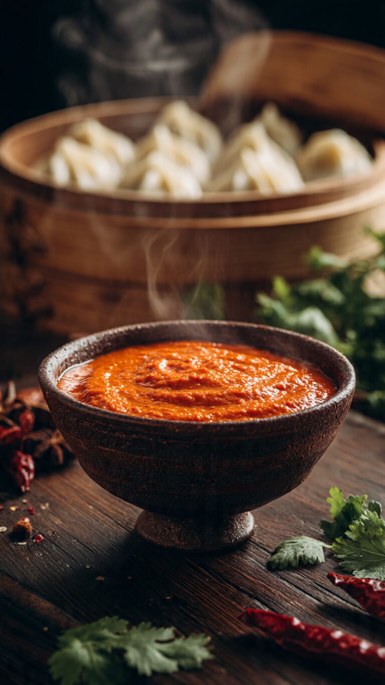 🥟 Spicy Momo Sauce Recipe: The Dip Your Dumplings Deserve