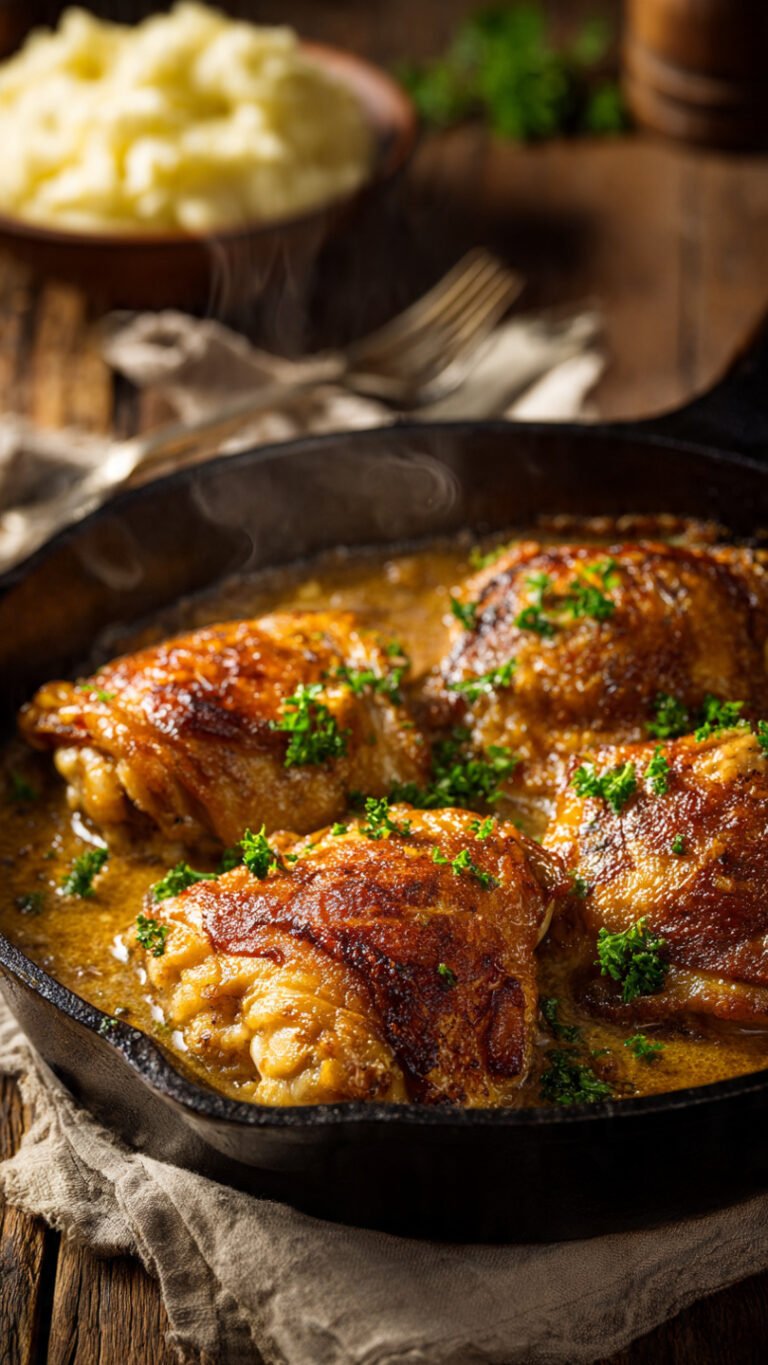 🍗 Best Southern Smothered Chicken Recipe