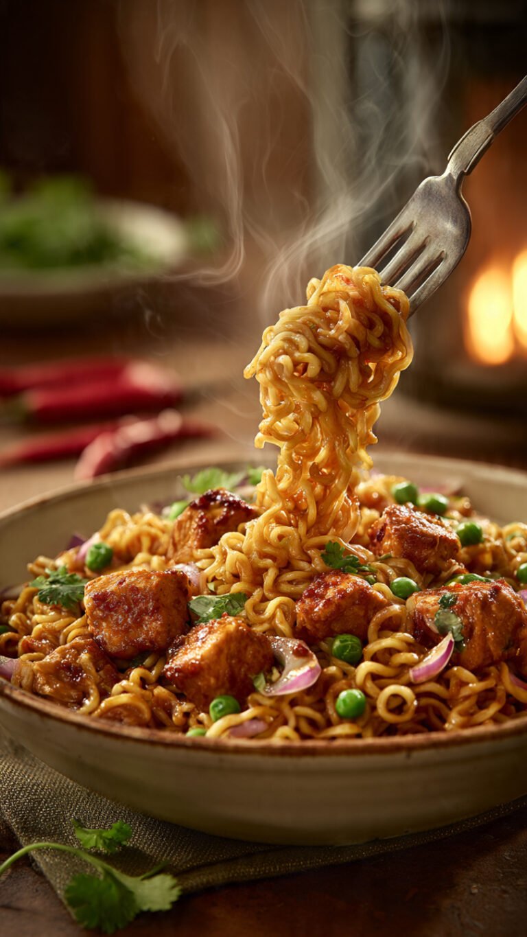 🍜 Ultimate Chicken Maggi Recipe: Spicy Street-Style Noodles