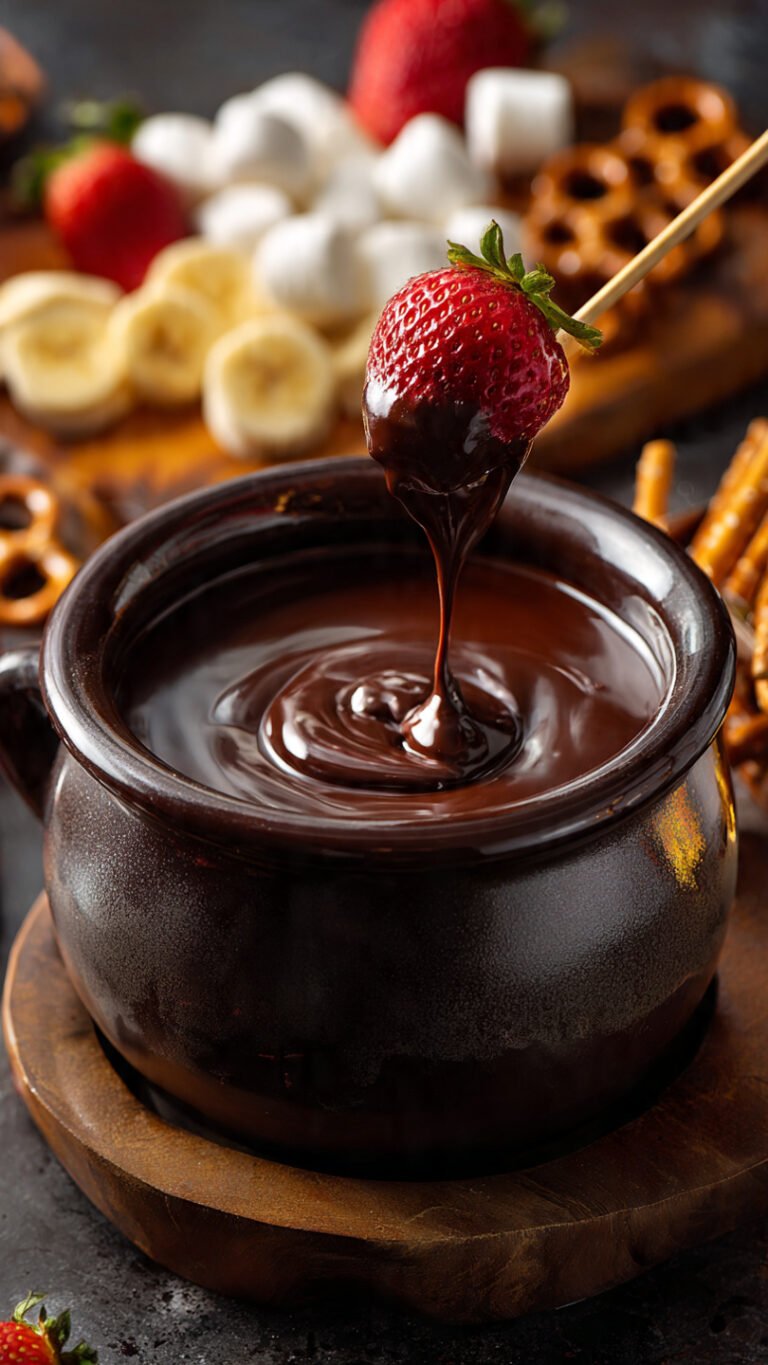 🍫 Best Fondue Chocolate Recipe: Easy & Creamy