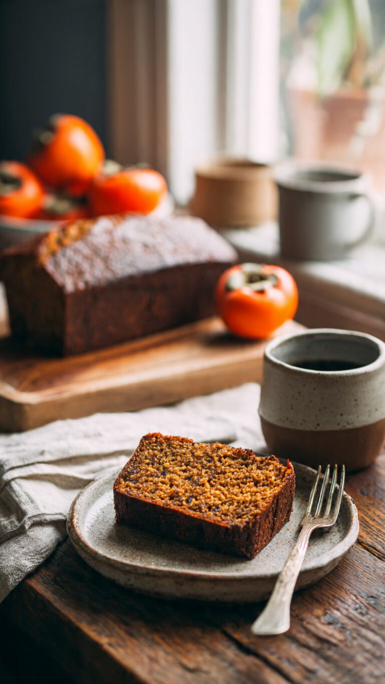 🍅 The Best Spiced Persimmon Cake Recipe (So Moist!)