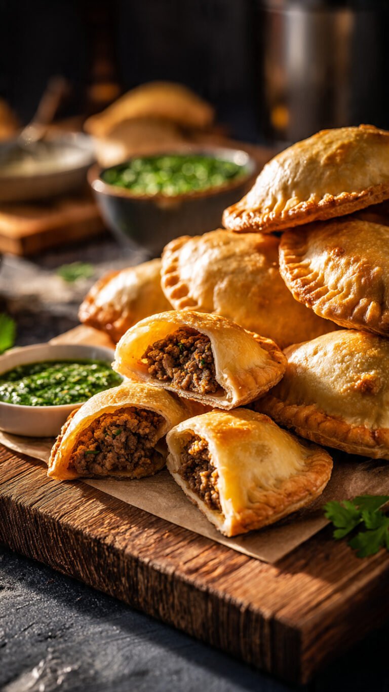 🥟 Crispy Baked Pork Empanadas Recipe (Easy & Flaky!)