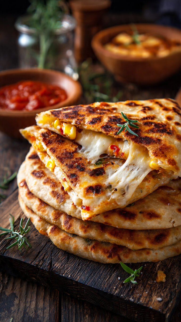 🍕 Best Pizza Paratha Recipe: Cheesy Stuffed Flatbread