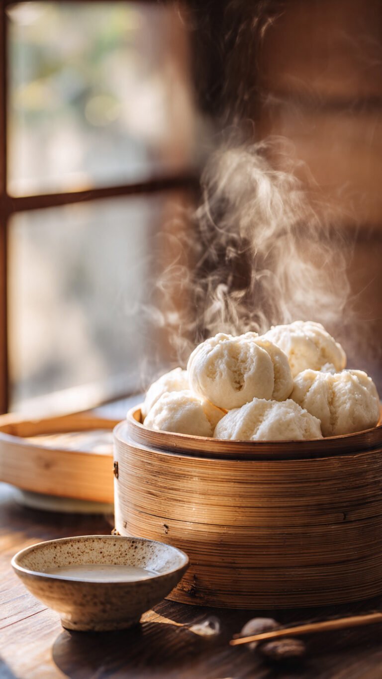 ☁️ Fluffy Chinese Buns Recipe: Better Than Takeout! (Easy Steamed Bao)