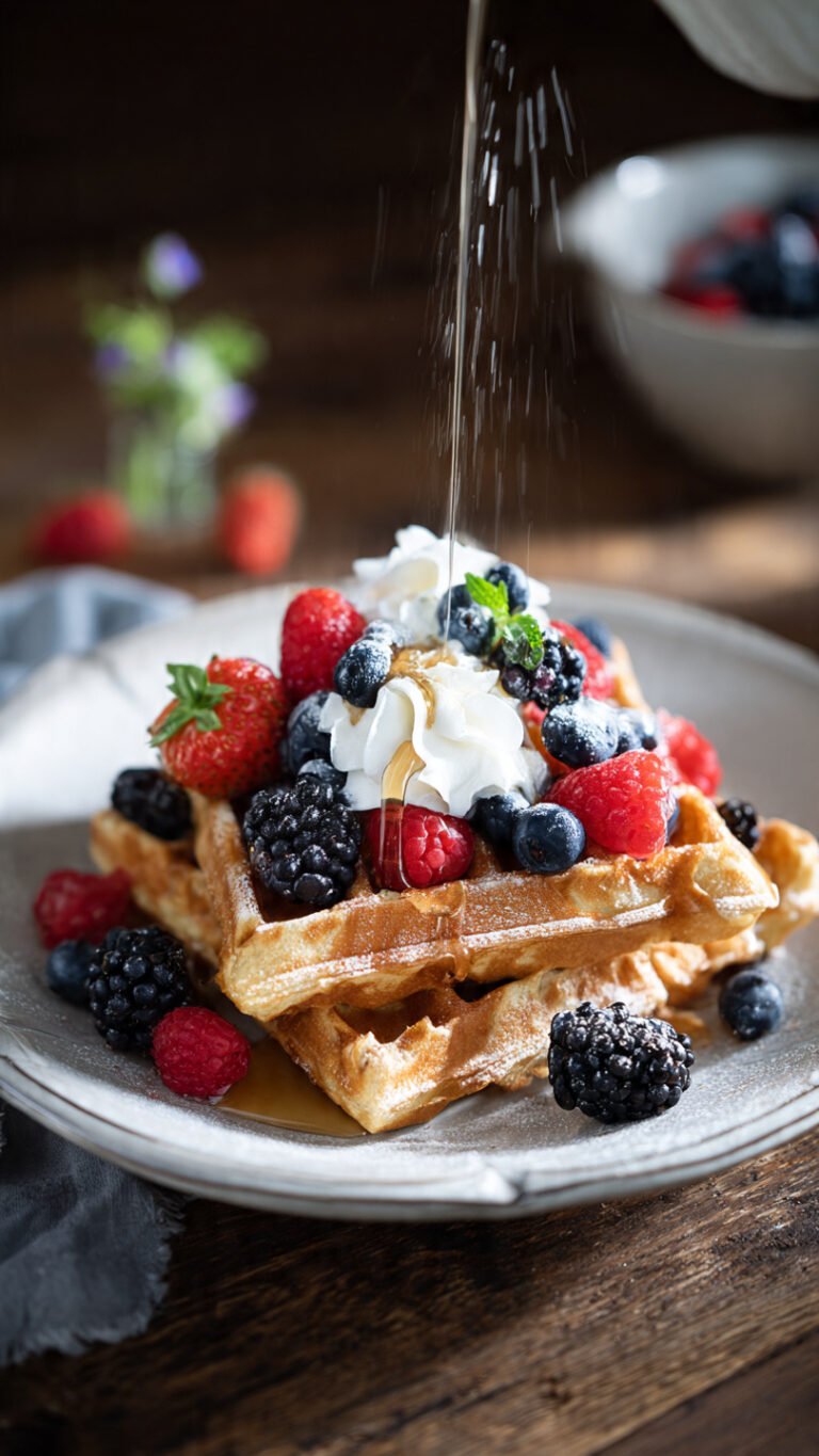 🧇 Crispy Waffles Recipe You Need to Try ASAP