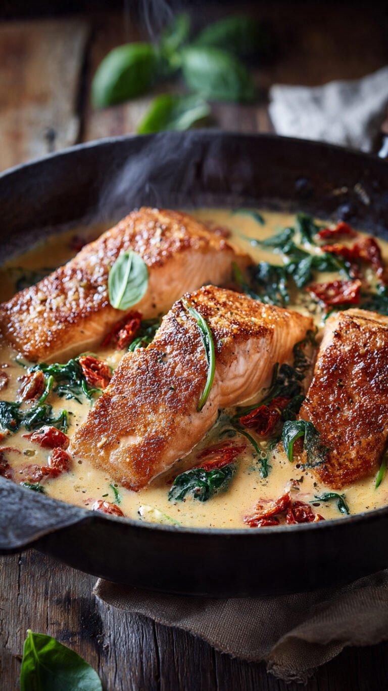 🥑 Whole30 Recipe Creamy Tuscan Salmon