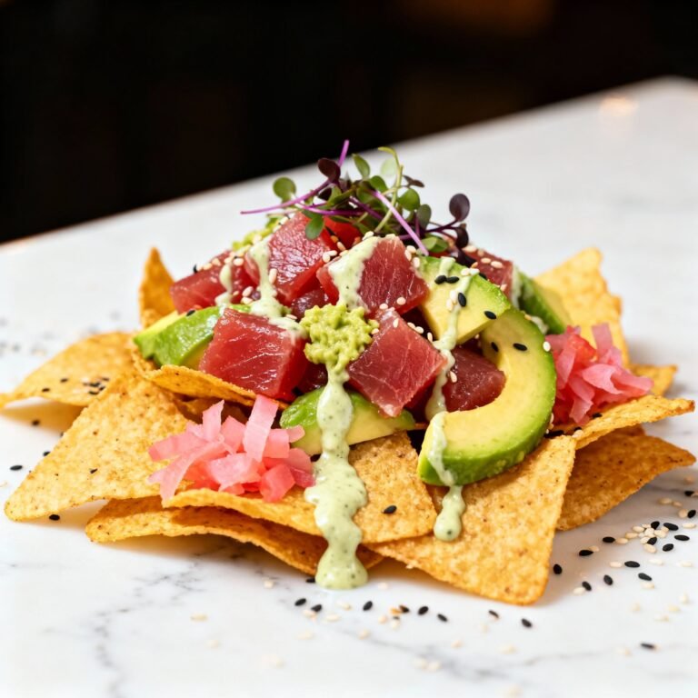 Poke Nachos Recipe: The Ultimate Party Appetizer!