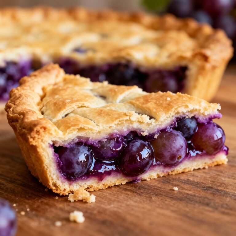 Grape Pie Recipe: A Sweet Slice of Nostalgia