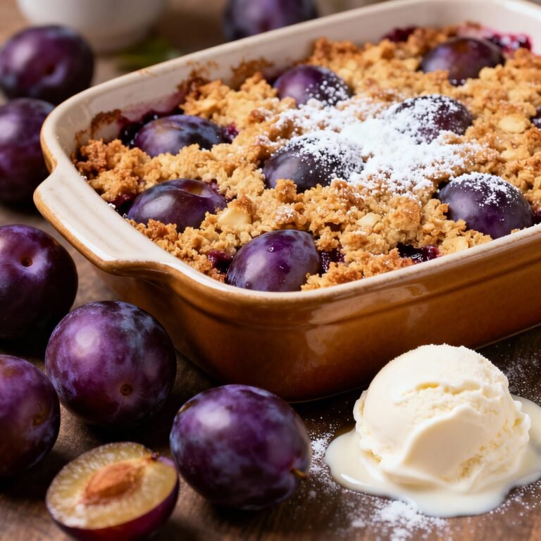 Plum Crumble Recipe: The Easiest, Most Delicious Autumn Dessert