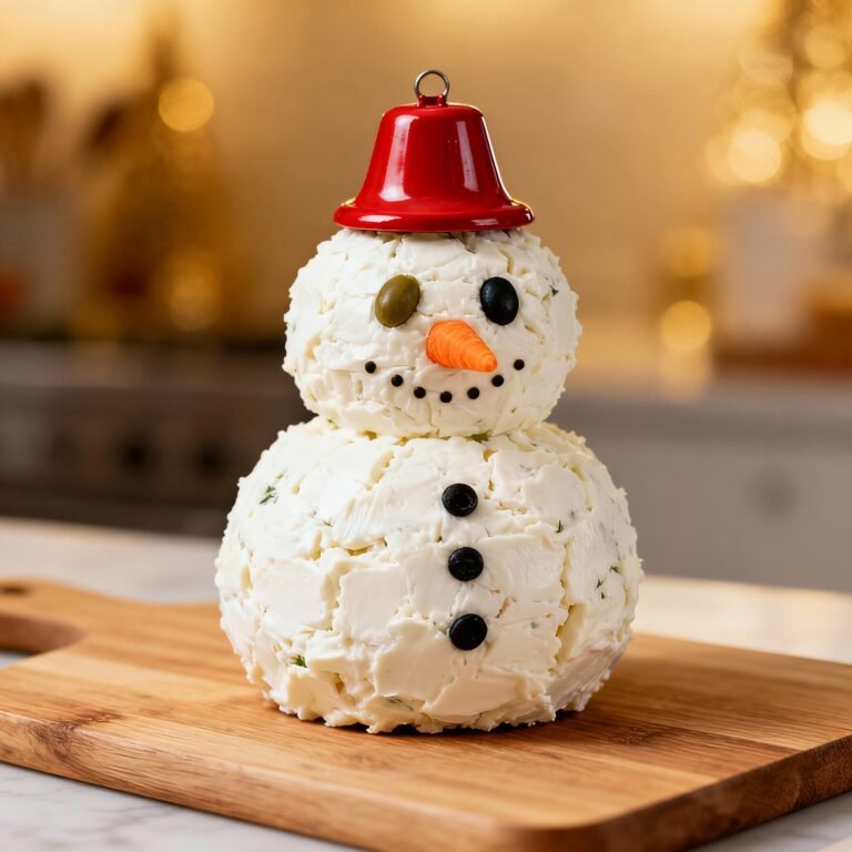 Snowman Cheeseball Recipe: The Frosty Appetizer That Steals the Show