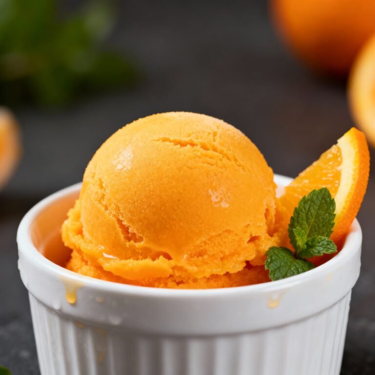 Orange Sorbet Recipe: The Zesty Cool-Down You Need!