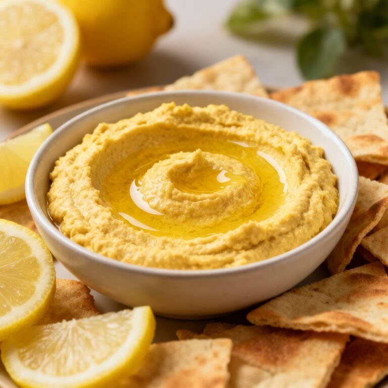 Lemon Hummus Recipe: Sunshine in Every Bite!