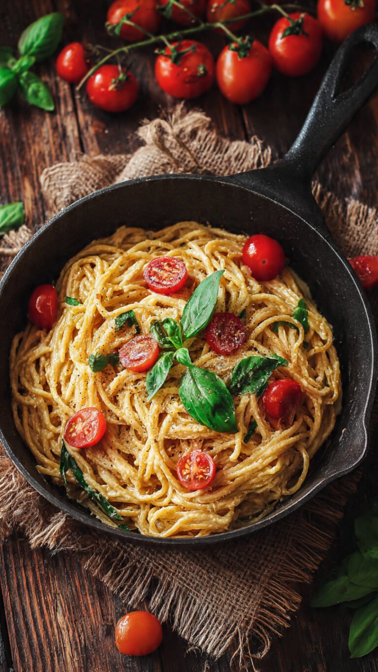 🍝 Easy & Creamy Vegan Pasta Recipe