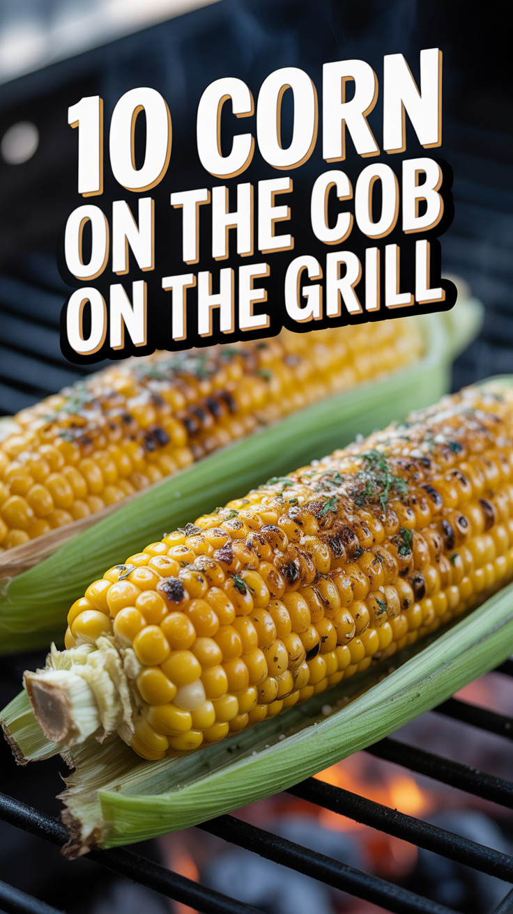 🌽 10 Corn On The Cob On The Grill