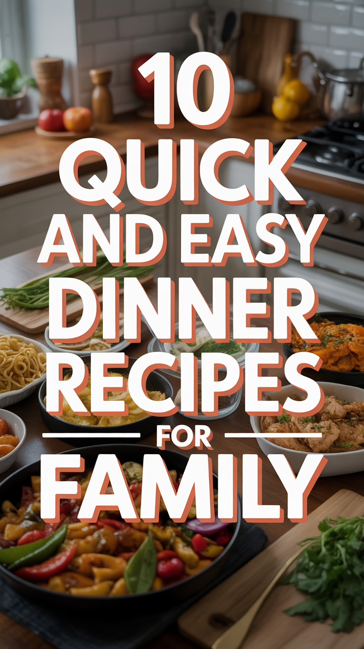 🍝 10 Quick And Easy Dinner Recipes For Family