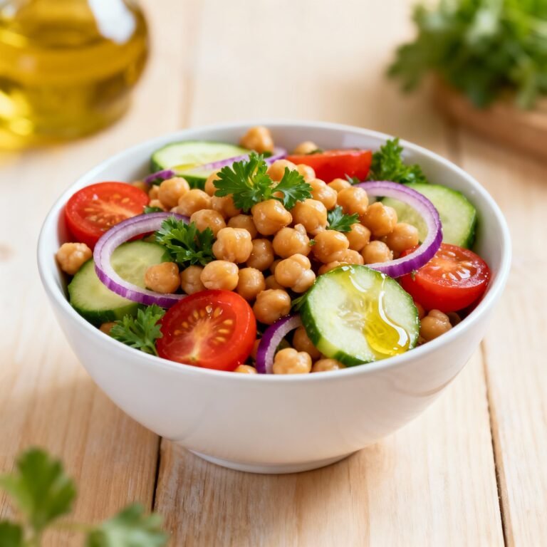 Chickpea Salad Recipe: The Easiest & Most Delicious Lunch Ever!
