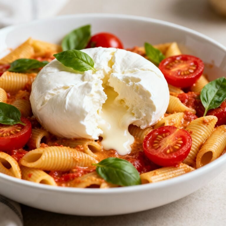 Trader Joe’s Recipe: Creamy Tomato & Burrata Pasta That’s Ready in 15 Minutes!